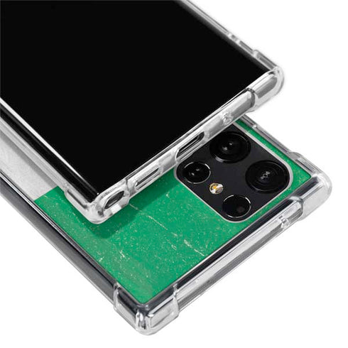Nigeria Flag Distressed Galaxy S23 Ultra Clear Case