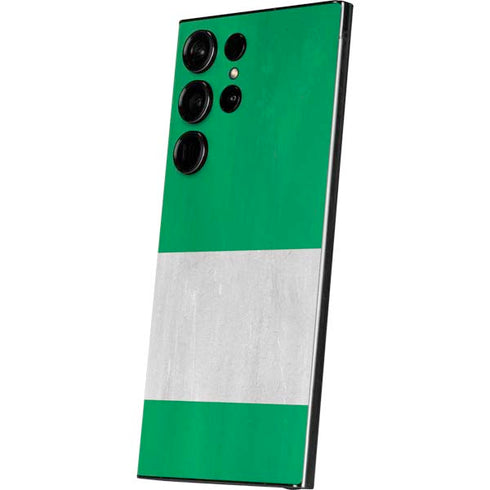 Nigeria Flag Distressed Galaxy S25 Ultra Skin