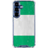 Nigeria Flag Distressed Galaxy S25 Clear Case