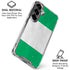 Nigeria Flag Distressed Galaxy S26 Clear Case
