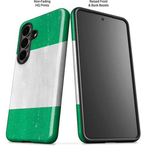 Nigeria Flag Distressed Galaxy S26 Impact Case