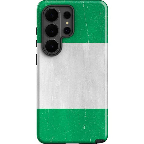 Nigeria Flag Distressed Galaxy S26 Ultra Impact Case