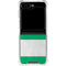 Nigeria Flag Distressed Galaxy Z Flip6 Clear Case