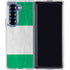 Nigeria Flag Distressed Galaxy Z Fold6 Clear Case