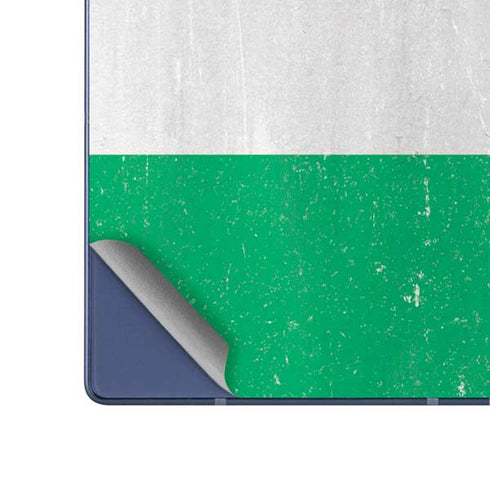 Nigeria Flag Distressed Galaxy Z Fold6 Skin