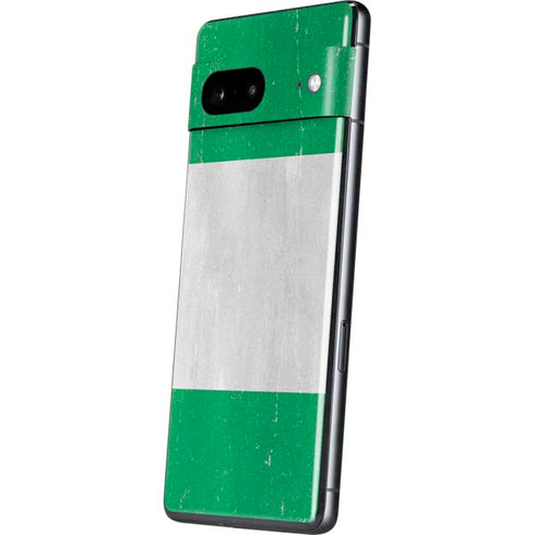 Nigeria Flag Distressed Pixel Skins