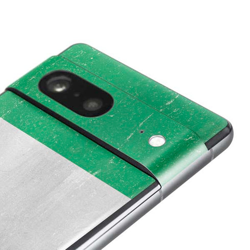 Nigeria Flag Distressed Pixel Skins