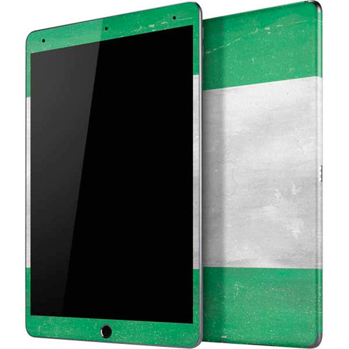 Nigeria Flag Distressed iPad Skins