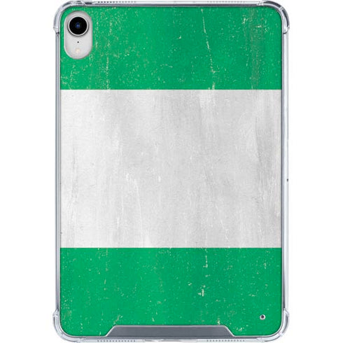 Nigeria Flag Distressed iPad 11th Gen (2025) Clear Case