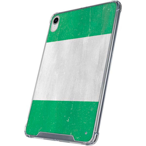 Nigeria Flag Distressed iPad 11th Gen (2025) Clear Case