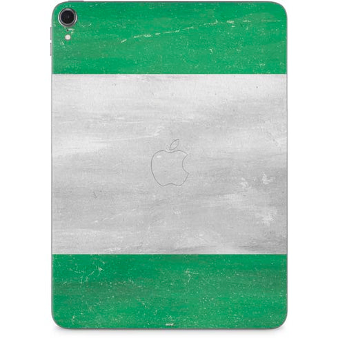 Nigeria Flag Distressed Apple iPad Pro Skin