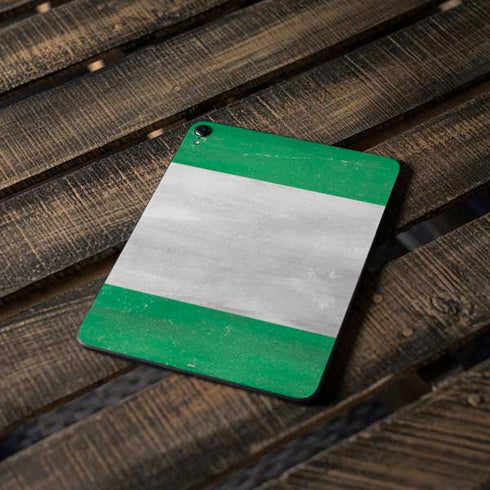 Nigeria Flag Distressed Apple iPad Pro Skin