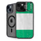 Nigeria Flag Distressed iPhone 15 Kickstand Case