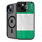 Nigeria Flag Distressed iPhone 15 Plus Kickstand Case