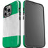 Nigeria Flag Distressed iPhone 15 Pro Impact Case