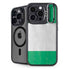 Nigeria Flag Distressed iPhone 15 Pro Max Kickstand Case
