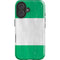 Nigeria Flag Distressed iPhone 16 Plus Impact Case