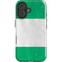Nigeria Flag Distressed iPhone 16 Plus Impact Case