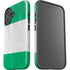 Nigeria Flag Distressed iPhone 16 Plus Impact Case