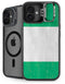 Nigeria Flag Distressed iPhone 16 Plus Kickstand Case
