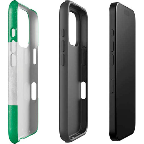 Nigeria Flag Distressed iPhone 16 Pro Impact Case