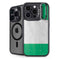 Nigeria Flag Distressed iPhone 16 Pro Kickstand Case