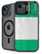 Nigeria Flag Distressed iPhone 16e Kickstand Case