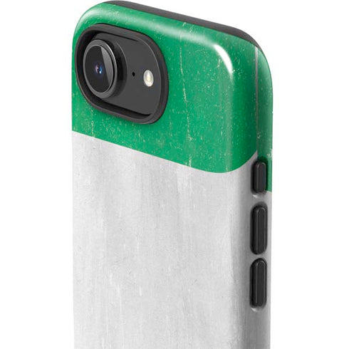 Nigeria Flag Distressed iPhone 16e Impact Case