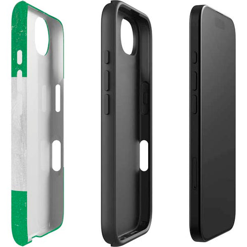 Nigeria Flag Distressed iPhone 16e Impact Case