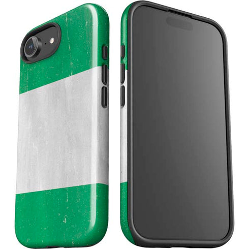 Nigeria Flag Distressed iPhone 16e Impact Case