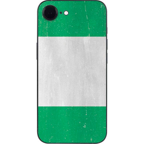 Nigeria Flag Distressed iPhone 16e Skin