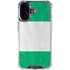 Nigeria Flag Distressed iPhone 17 Clear Case