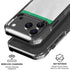 Nigeria Flag Distressed iPhone 18 Pro Clear Case