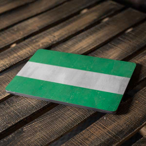 Nigeria Flag Distressed Apple MacBook Air Skin