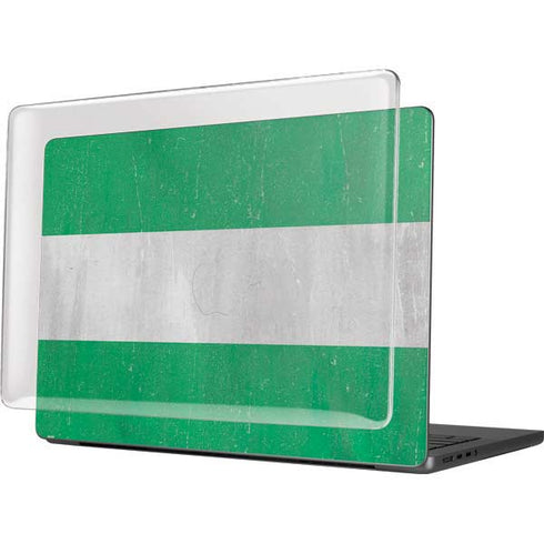 Nigeria Flag Distressed MacBook Pro 14in (2021-24) Case plus Skin