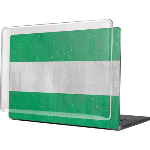 Nigeria Flag Distressed MacBook Cases