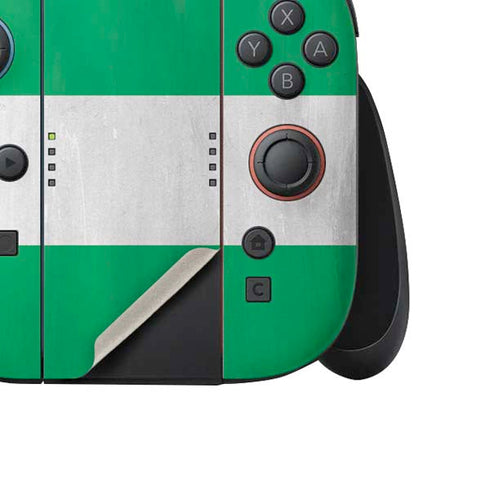 Nigeria Flag Distressed Nintendo Switch 2 (2025) Joy-Con Controller Skin