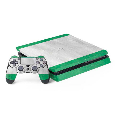 Nigeria Flag Distressed PlayStation PS4 Skins
