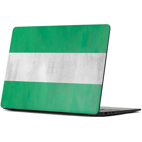 Nigeria Flag Distressed Surface Laptop 7 13.8in Skin