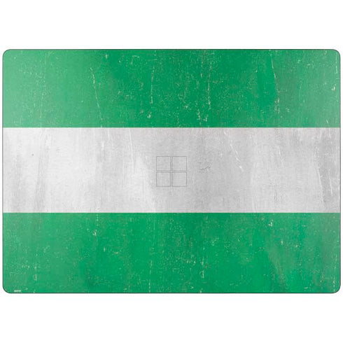 Nigeria Flag Distressed Surface Laptop 7 15in Skin