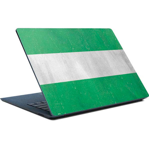 Nigeria Flag Distressed Surface Laptop Skin