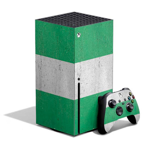 Nigeria Flag Distressed Xbox Series X Bundle Skin