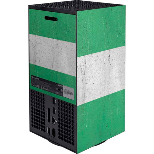 Nigeria Flag Distressed XBox Series X Digital Edition Bundle Skin