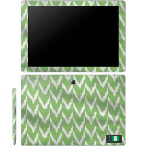 Nigeria Soccer Flag Galaxy Book 12in Skin