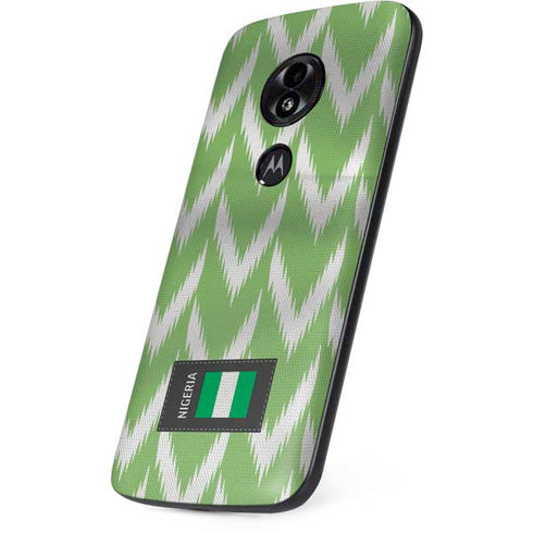 Nigeria Soccer Flag Moto E5 Play Skin
