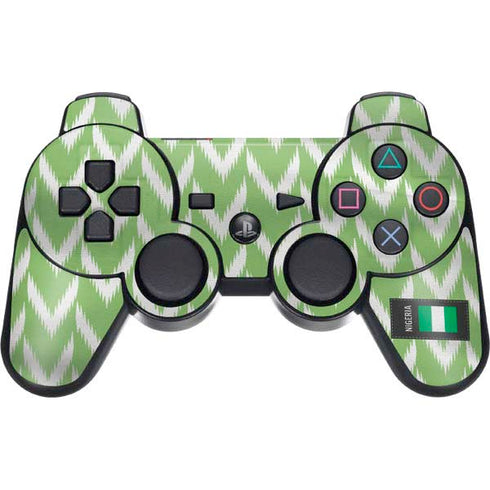 Nigeria Soccer Flag PS3 Dual Shock wireless controller Skin