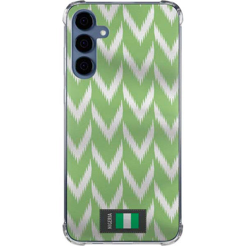Nigeria Soccer Flag Galaxy A55 5G Clear Case