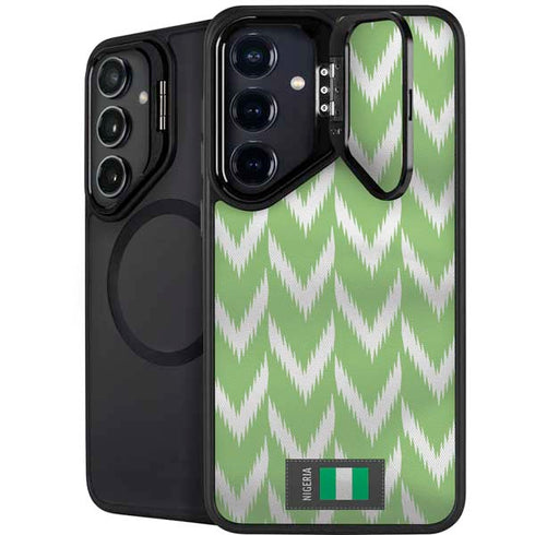 Nigeria Soccer Flag Galaxy S25 Plus Kickstand Case