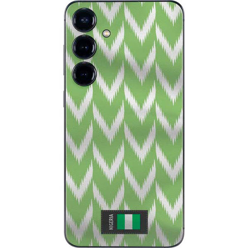 Nigeria Soccer Flag Galaxy S25 Plus Skin