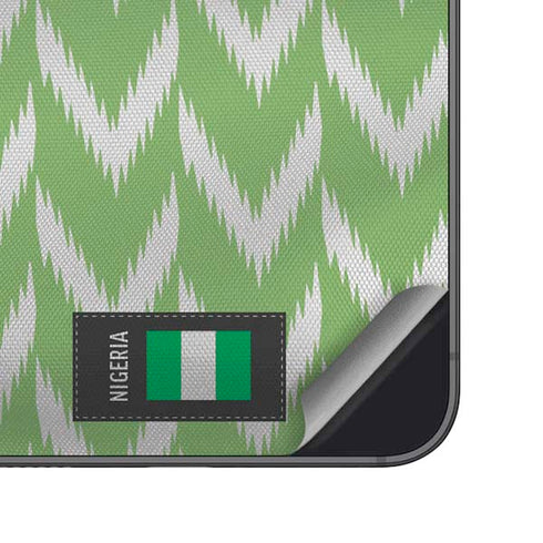 Nigeria Soccer Flag Galaxy S25 Plus Skin